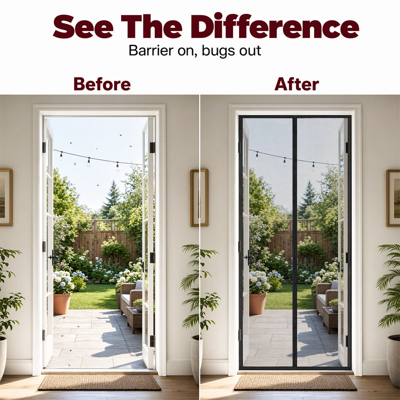 Hands-Free Magnetic Screen Door
