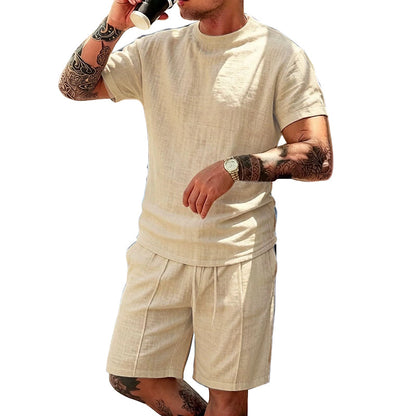 👕Men's Casual Lightweight T-Shirt & Shorts Set