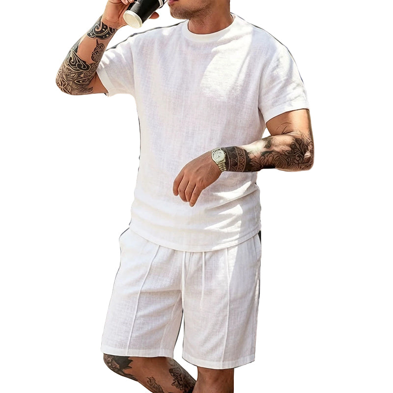 👕Men's Casual Lightweight T-Shirt & Shorts Set