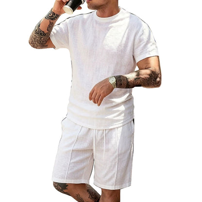 👕Men's Casual Lightweight T-Shirt & Shorts Set