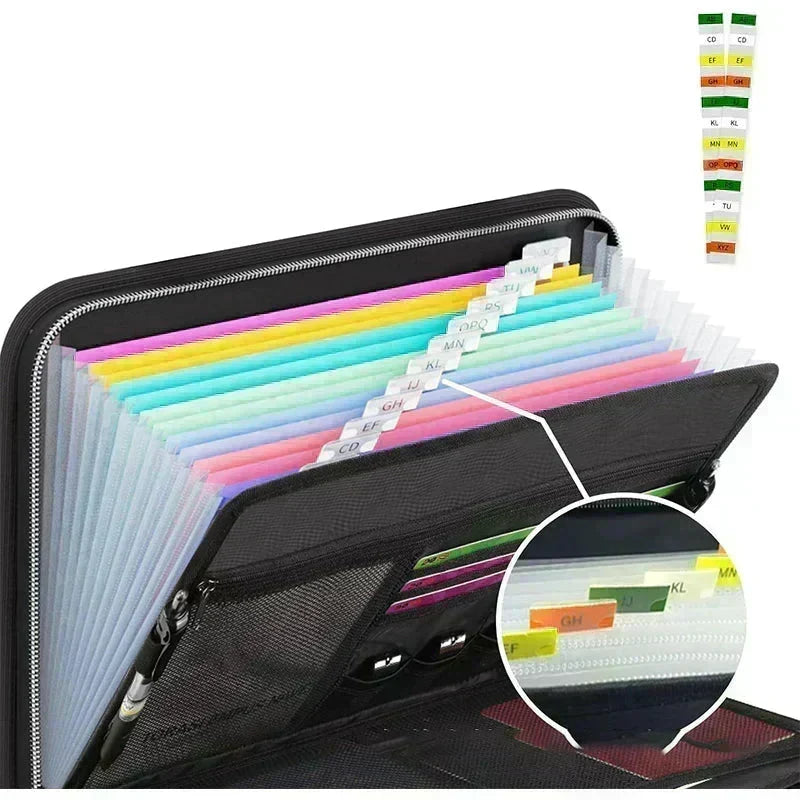 💞 Fireproof Accordion File Folder – Ultimate Document Security 🌸