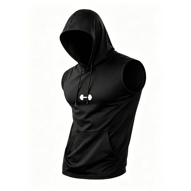 🏃‍♂️Sleeveless Gym Hoodie – Full range of motion & cool comfort – Move without limits.