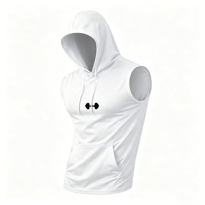 🏃‍♂️Sleeveless Gym Hoodie – Full range of motion & cool comfort – Move without limits.