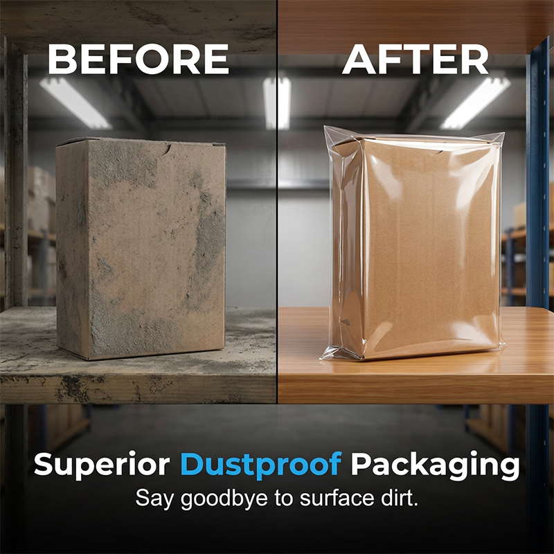Clear Heat Shrink Wrap Bags for Dustproof Packaging