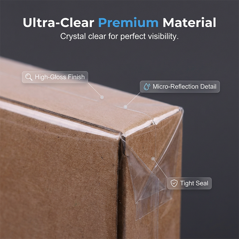 Clear Heat Shrink Wrap Bags for Dustproof Packaging