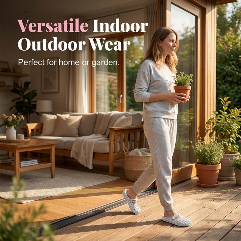 👡 Breathable Bow Mules – Cloud-Soft Slip-Ons ☁️