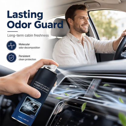 Car Air Conditioner Foam Cleaner Deep Vent Odor Eliminator