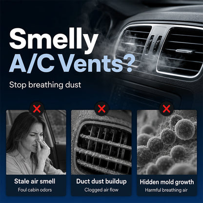 Car Air Conditioner Foam Cleaner Deep Vent Odor Eliminator