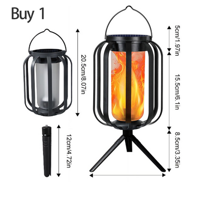 🔥🏮Must-have item for warm ambient vibes！✨️Solar Flickering Flame Lantern