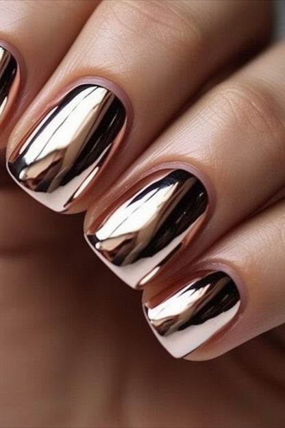 Glamorous Metallic Mirror Nail Polish