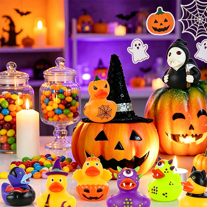💞 Halloween Duck Bath Toy for Kids – Playful 🦆