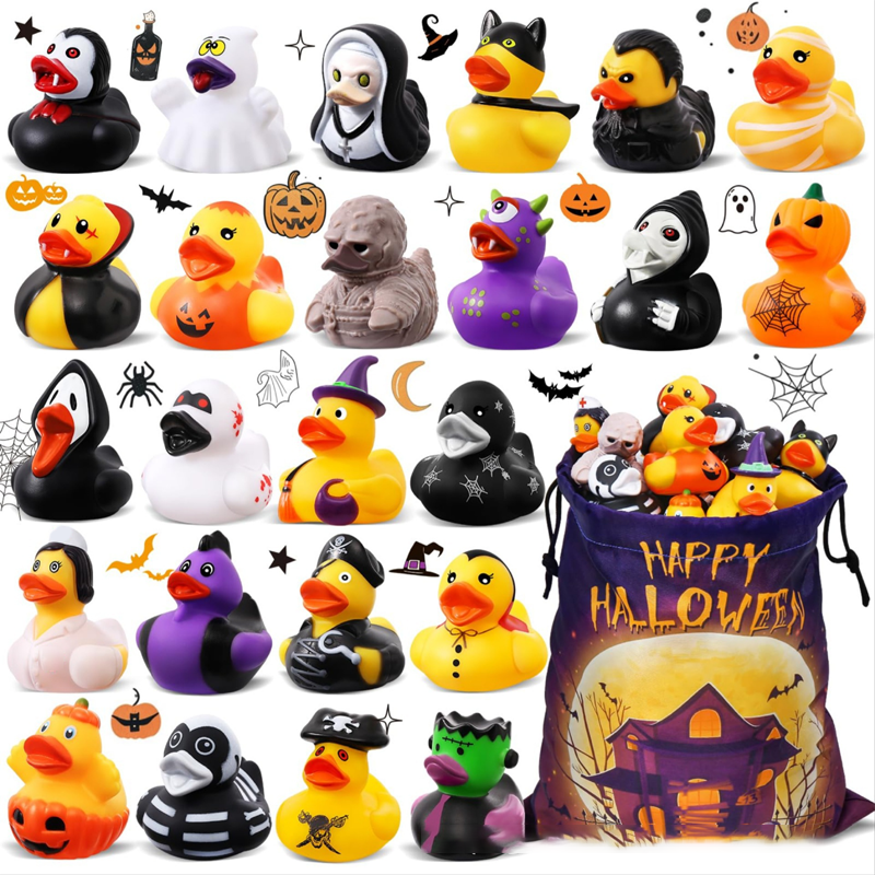 💞 Halloween Duck Bath Toy for Kids – Playful 🦆