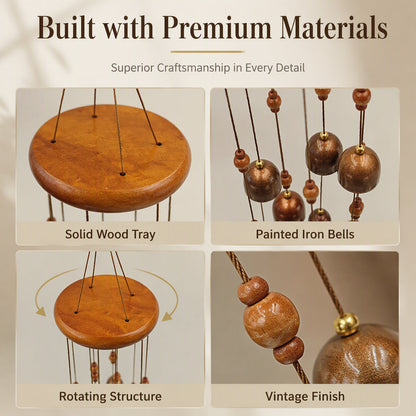 🔔Rotating Metal Bell Wind Chime