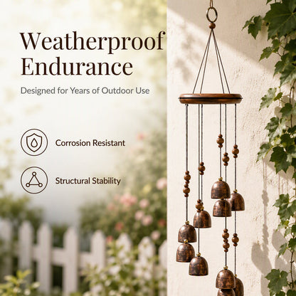 🔔Rotating Metal Bell Wind Chime