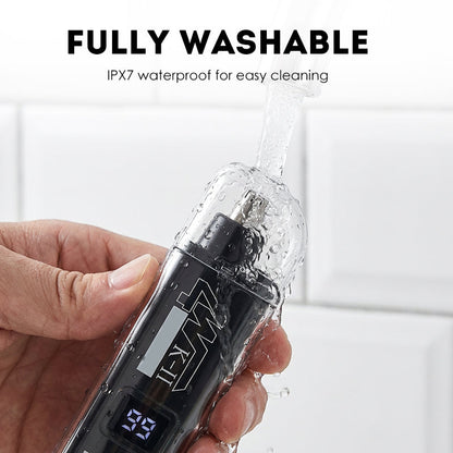 Nose & Ear Hair Trimmer with LED Display