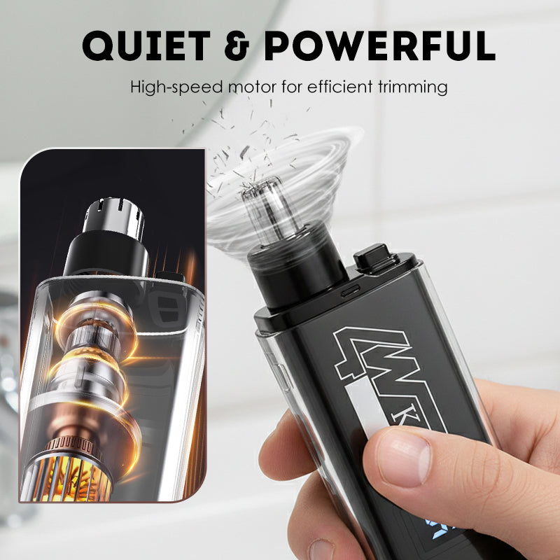 Nose & Ear Hair Trimmer with LED Display