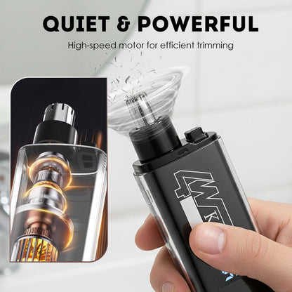 Nose & Ear Hair Trimmer with LED Display