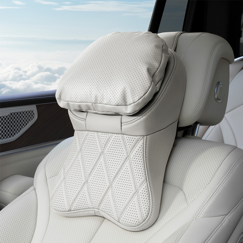 🥳HOT SALE! Aviation-Grade PU Leather Car Headrest