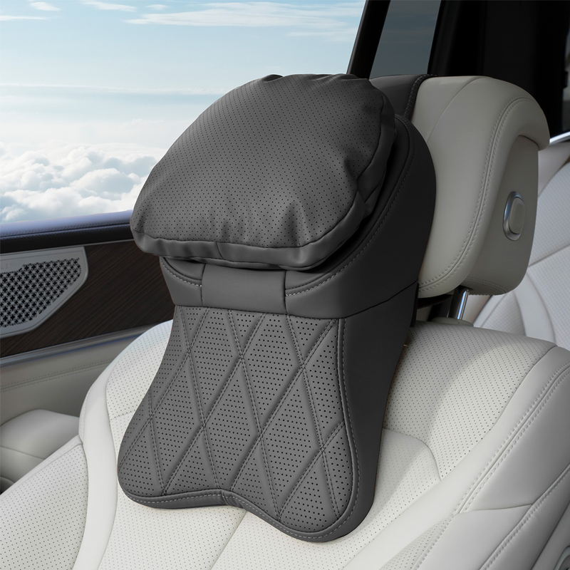 🥳HOT SALE! Aviation-Grade PU Leather Car Headrest
