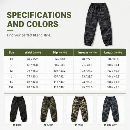 💥 More Pockets, More Freedom | Women's Stretch High-Waist Cargo Joggers