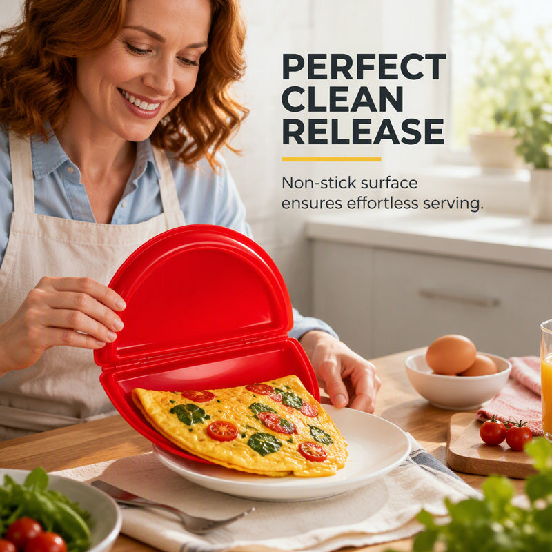 ⏳Time-Limited Special⏰2-in-1 Omelet Maker & Egg Cup Cooker