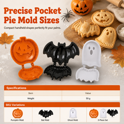 Halloween Pumpkin Ghost and Bat Shaped Candy Plates PP Plastic Fruit Trays and Decorative Snack Dishes