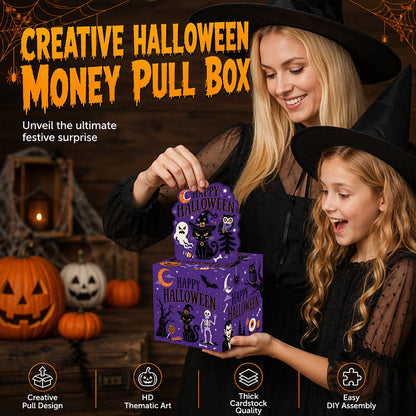 🎃 Halloween Money Pull Box — Endless Cash Ribbon 🎁