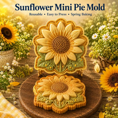 🥧 Floral Pie Press Mold – Easy Decorative Baking for Any Occasion