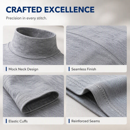 🎉The Lowest Price But The Best Quality!🔥Men's Slim Fit Mock Turtleneck Top