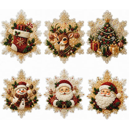 ✨ DIY Sparkling Magnetic Decoration Kit – Fun Holiday Craft for Fridge & Metal Surfaces