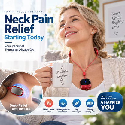 Portable Pendant Neck Massager with Heat